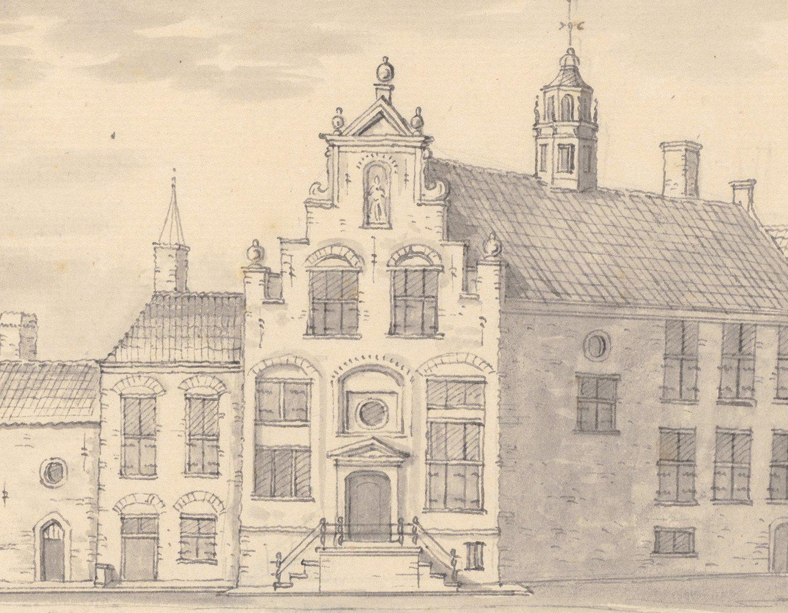 Het oude stadhuis van Enkhuizen.